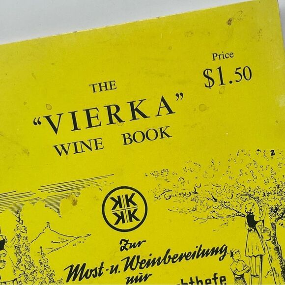 Yellow 'Vierka' Wine Book - Picture 2 of 8